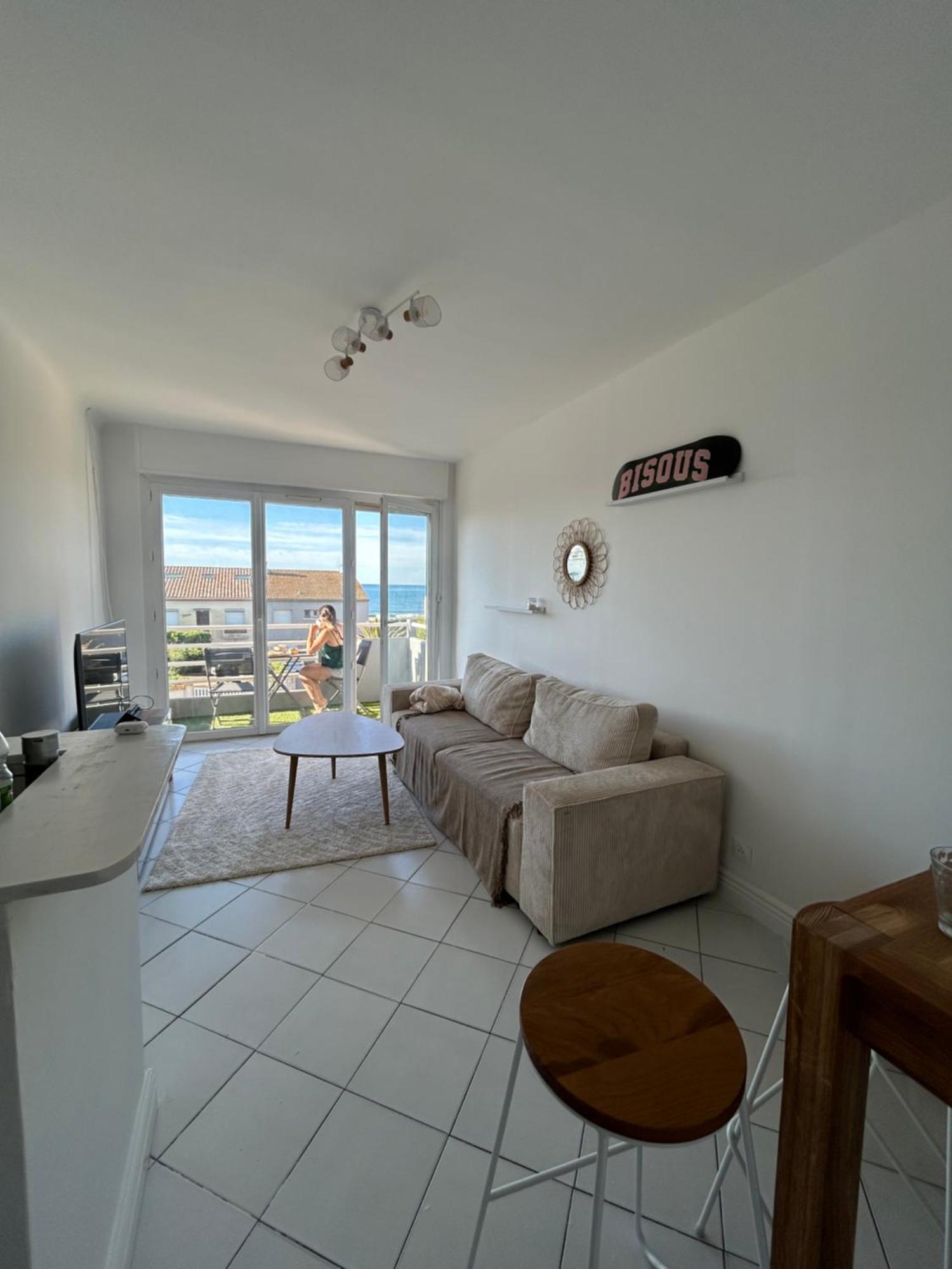 Appartement Traversant Vue Mer Et Etang Mauguio Buitenkant foto