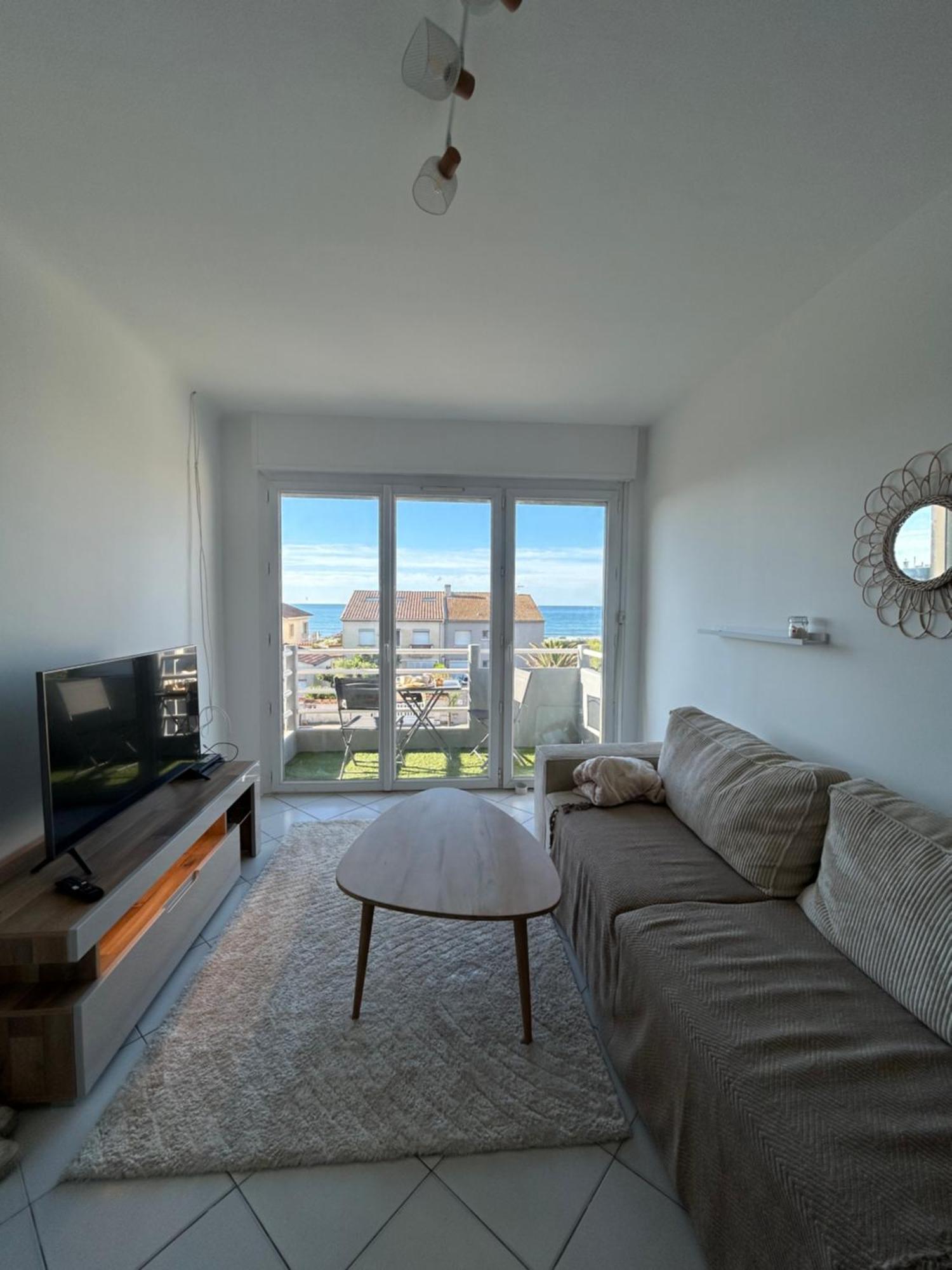 Appartement Traversant Vue Mer Et Etang Mauguio Buitenkant foto