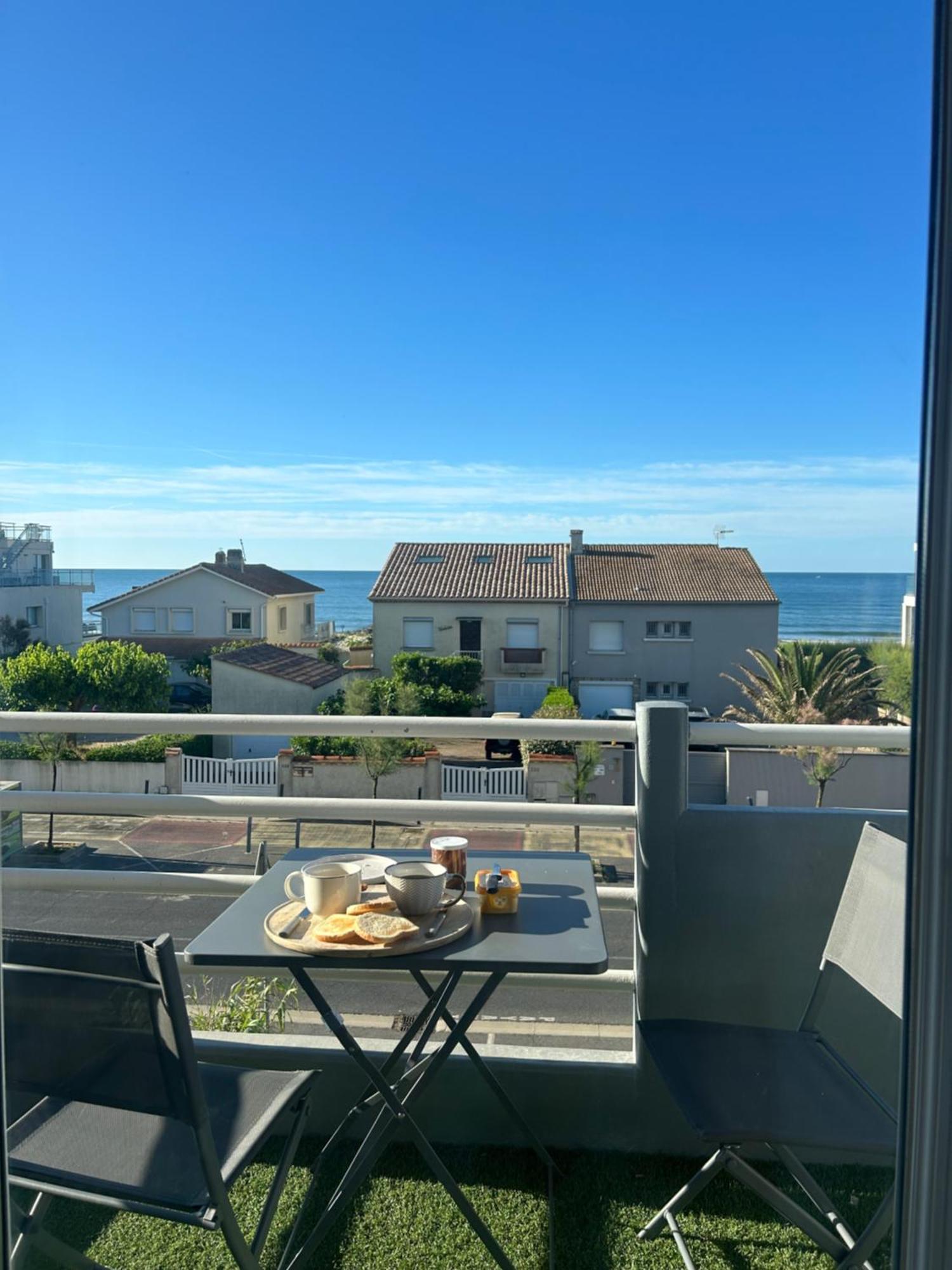 Appartement Traversant Vue Mer Et Etang Mauguio Buitenkant foto