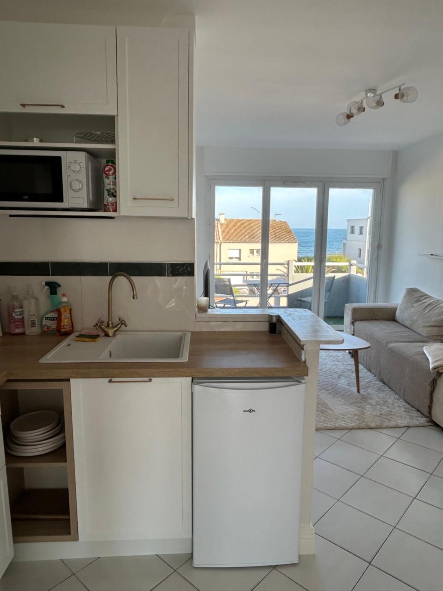 Appartement Traversant Vue Mer Et Etang Mauguio Buitenkant foto